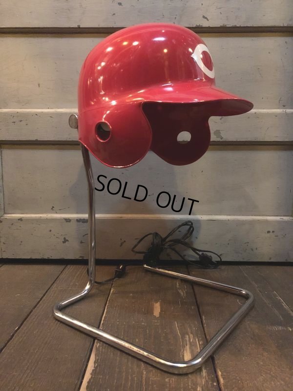 画像8: Vintage MLB Cincinnati Reds Helmet Desk Lamp Light (B860)