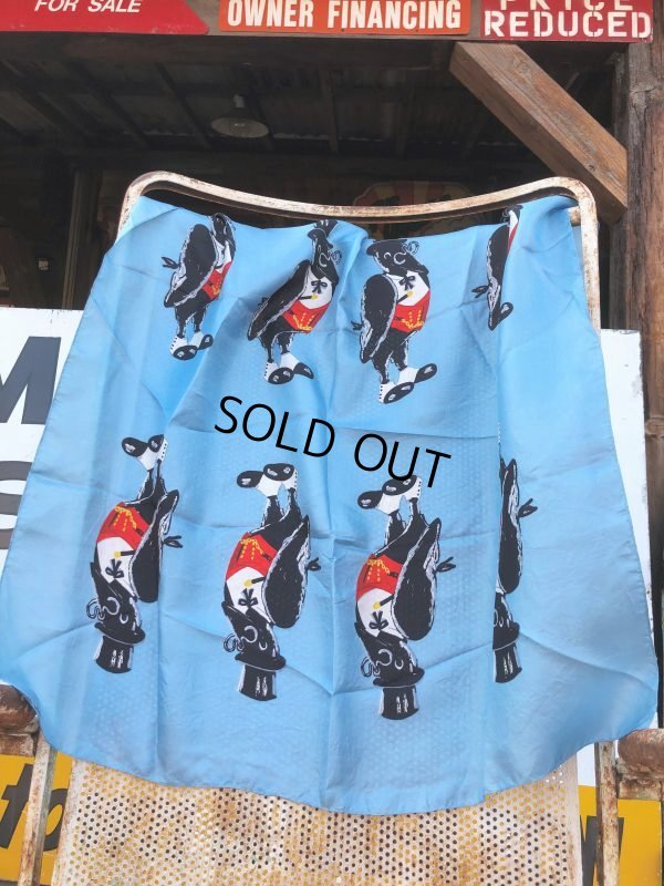 画像12: Vintage Old Crow Bourbon Whiskey Scarf Bandana (B861)