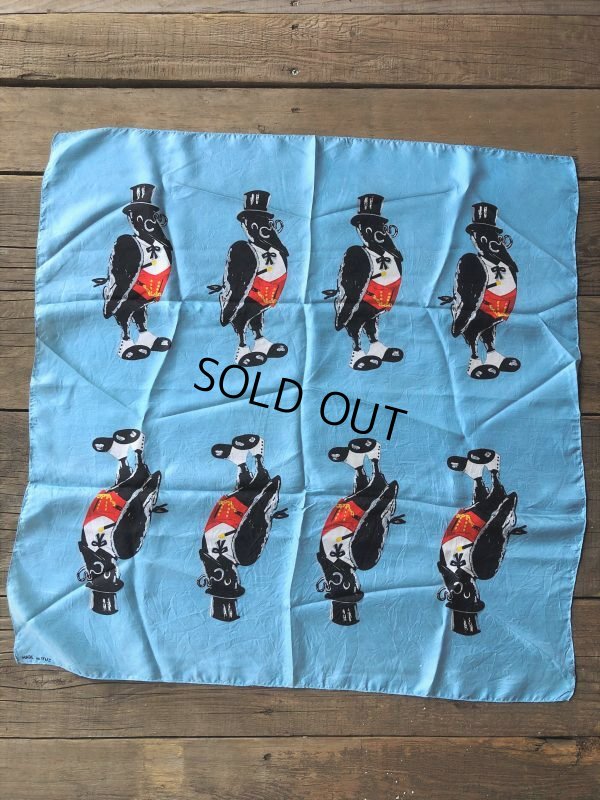 画像9: Vintage Old Crow Bourbon Whiskey Scarf Bandana (B861)