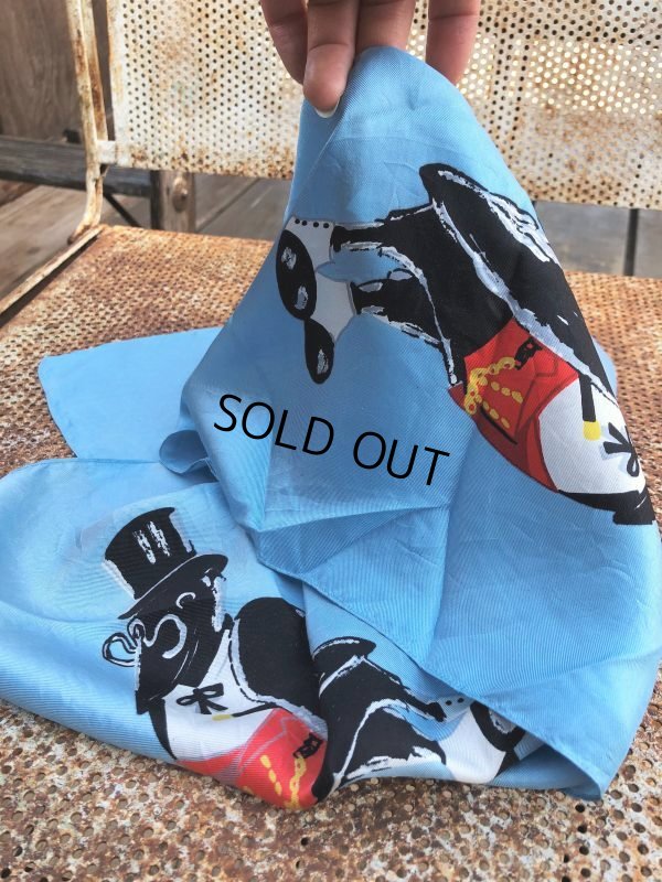 画像3: Vintage Old Crow Bourbon Whiskey Scarf Bandana (B861)