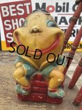 Vintage Carnival Prize Chalkware Humpty Dumpty Coin Bank (B862)