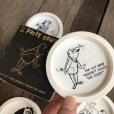 画像10: Vintage WEIRD Drunk People 8 Party Coasters (B863)