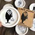 画像9: Vintage WEIRD Drunk People 8 Party Coasters (B863)