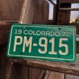 画像2: 70s Vintage Vintage Motorcycle & Trailer License Plate PM-915 (B875)  (2)