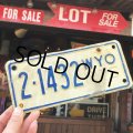 70s Vintage Motorcycle & Trailer License Plate 2-1432 (B881) 