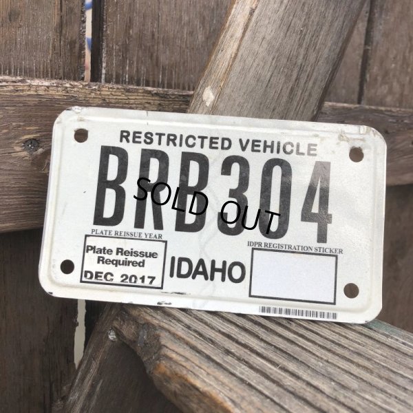 画像2: Vintage Motorcycle & Trailer License Plate BRB304 (B878) 