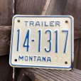 画像2: 70s Vintage Motorcycle & Trailer License Plate 14-1317  (B864)  (2)