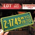 画像1: 70s Vintage Motorcycle & Trailer License Plate 2-1749 (B880)  (1)