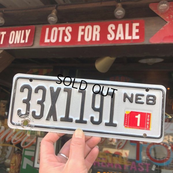 画像1: Vintage Motorcycle & Trailer License Plate 33X1191 (B871) 