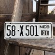 画像2: Vintage Motorcycle & Trailer License Plate 58-X501 (B870)  (2)