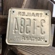 画像3: 70s Vintage Motorcycle & Trailer License Plate 3-1584  (B865)  (3)