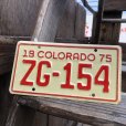 画像2: 70s Vintage Motorcycle & Trailer License Plate ZG-154 (B877)  (2)