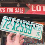70s Vintage Motorcycle & Trailer License Plate 72-X2559 (B868) 