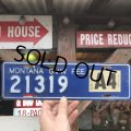 70s Vintage Motorcycle & Trailer License Plate 21319 (B812) 