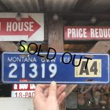 70s Vintage Motorcycle & Trailer License Plate 21319 (B812) 