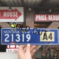 70s Vintage Motorcycle & Trailer License Plate 21319 (B812) 