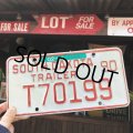 Vintage Motorcycle & Trailer License Plate T70199 (B872) 