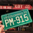 画像1: 70s Vintage Vintage Motorcycle & Trailer License Plate PM-915 (B875)  (1)