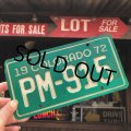 70s Vintage Vintage Motorcycle & Trailer License Plate PM-915 (B875) 