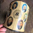 画像7: Vintage U.S PRESIDENTS Desk Trash Tin Can (B817) 