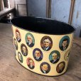 画像4: Vintage U.S PRESIDENTS Desk Trash Tin Can (B817) 