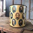 画像3: Vintage U.S PRESIDENTS Desk Trash Tin Can (B817) 