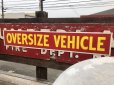 画像4: Vintage Oversize Vehicle Cloth Banner Sign (B820) 
