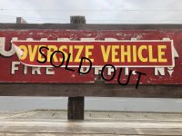 Vintage Oversize Vehicle Cloth Banner Sign (B820) 
