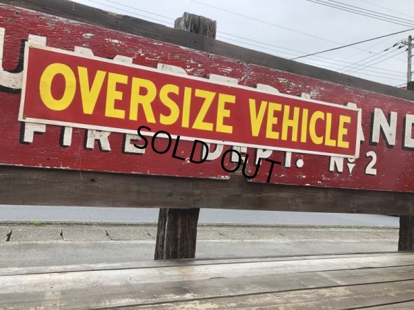 画像5: Vintage Oversize Vehicle Cloth Banner Sign (B820)