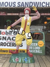 Vintage Ronald McDonald Store Display Life Size Statue  (B830)