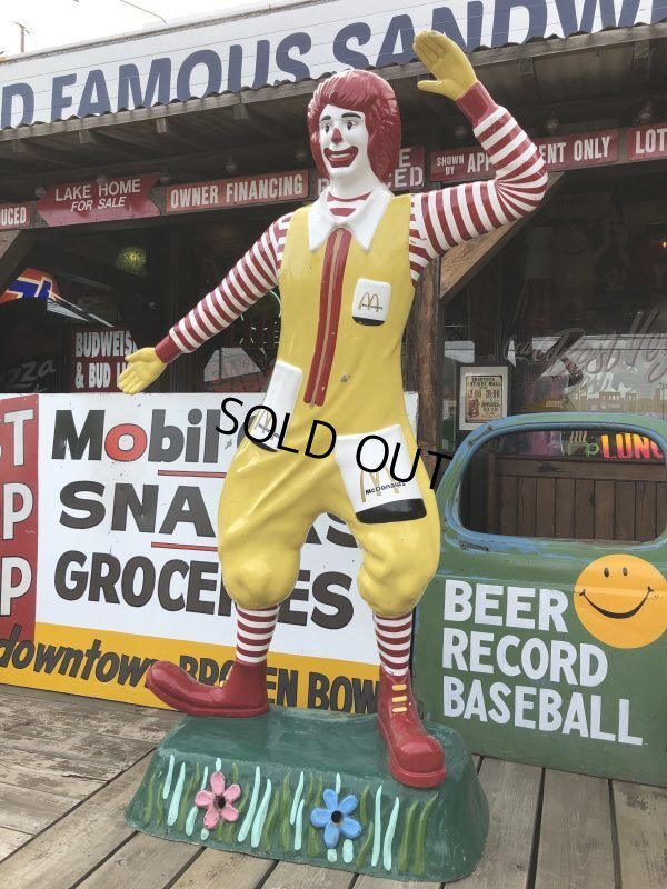 画像4: Vintage Ronald McDonald Store Display Life Size Statue  (B830)