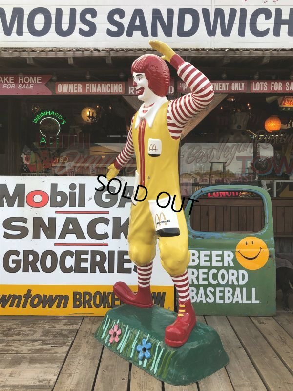 画像3: Vintage Ronald McDonald Store Display Life Size Statue  (B830)