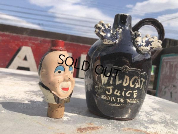 画像6: Vintage Creepy Clown Decanter Jug Bottle Set (B832)