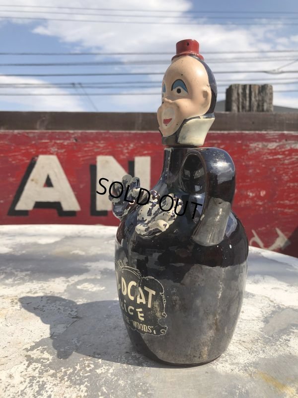 画像4: Vintage Creepy Clown Decanter Jug Bottle Set (B832)