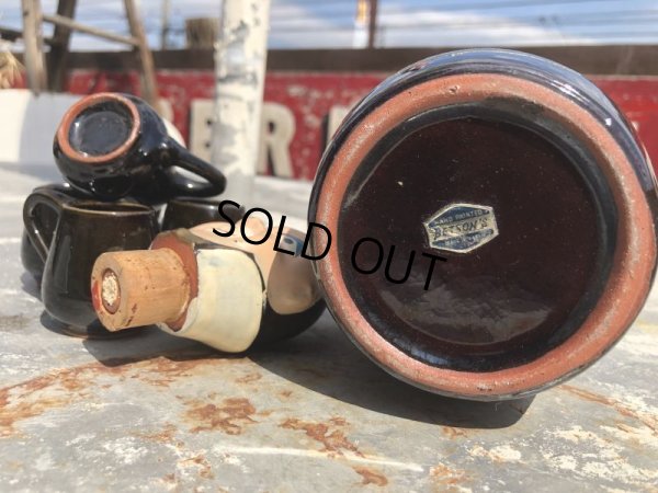 画像8: Vintage Creepy Clown Decanter Jug Bottle Set (B832)