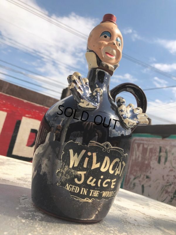 画像14: Vintage Creepy Clown Decanter Jug Bottle Set (B832)