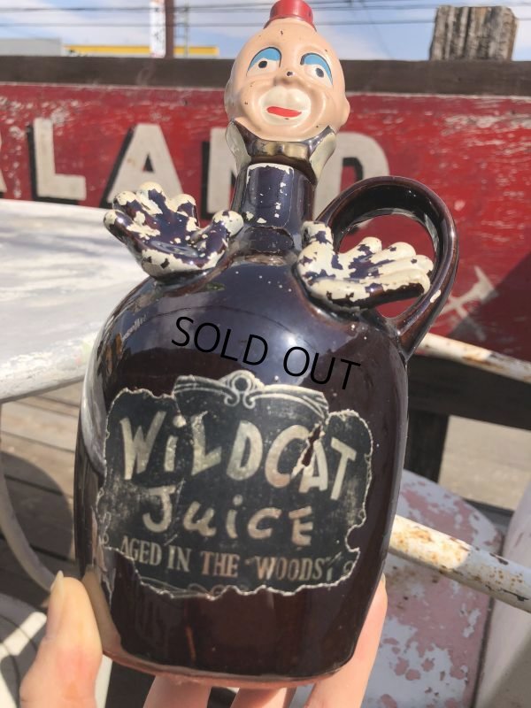 画像16: Vintage Creepy Clown Decanter Jug Bottle Set (B832)