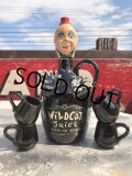 Vintage Creepy Clown Decanter Jug Bottle Set (B832)