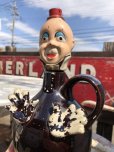 画像12: Vintage Creepy Clown Decanter Jug Bottle Set (B832)