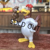 80s Vintage WB Foghorn Leghorn & Henry Hawk PVC Figure (B833) 