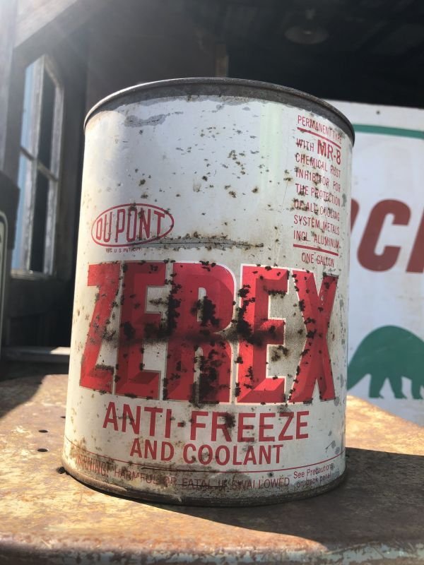 画像1: Vintage DUPONT ZEREX ANTI-FREEZE One Gallon Can (B843)