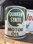 画像1: Vintage QUAKER STATE Motor Oil 1GAL Can (B844) (1)