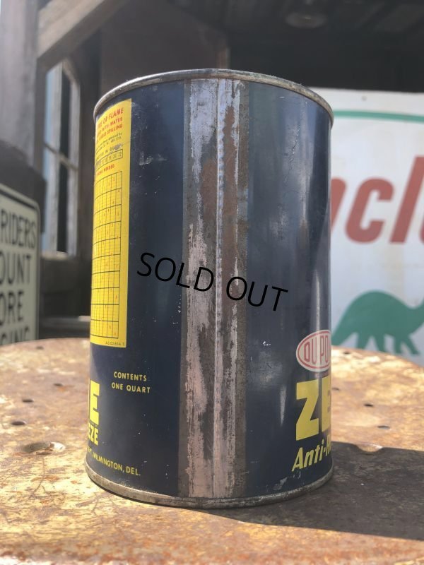 画像4: Vintage DUPONT ZERONE ANTI-FREEZE Quart Oil can (B840)