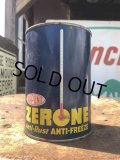 Vintage DUPONT ZERONE ANTI-FREEZE Quart Oil can (B840)