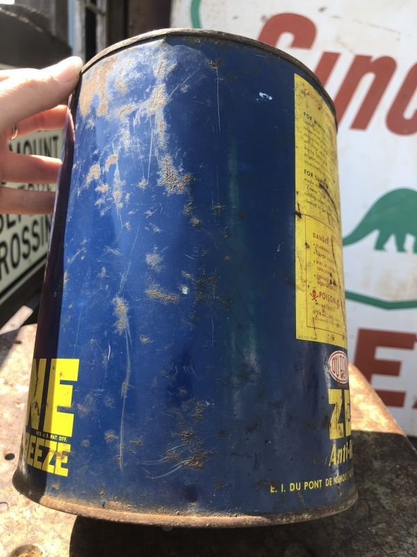 画像2: Vintage DUPONT ZERONE ANTI-FREEZE One Gallon Can (B839)