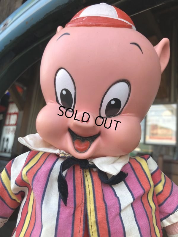 画像6: 60s Vintage Mattel Pull String Talking Porky Pig (B854)