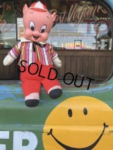 60s Vintage Mattel Pull String Talking Porky Pig (B854)