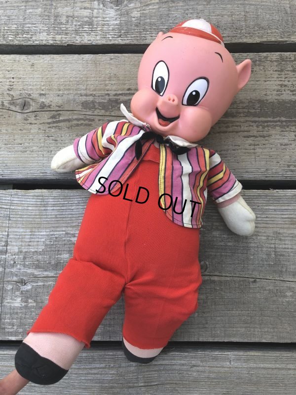 画像3: 60s Vintage Mattel Pull String Talking Porky Pig (B854)
