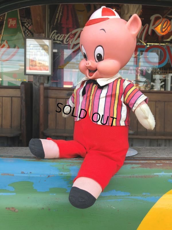画像10: 60s Vintage Mattel Pull String Talking Porky Pig (B854)