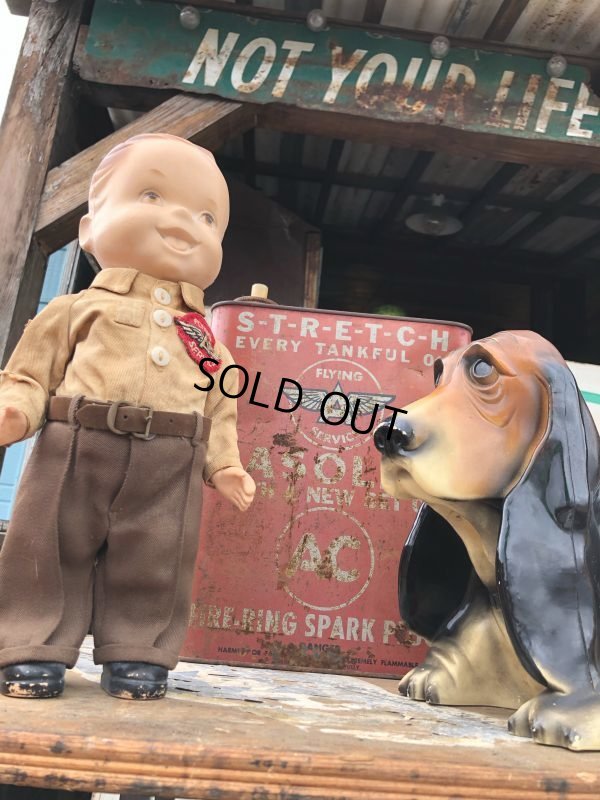 画像16: 1950s Vintage Lion Flying A Service Uniform Doll (B857)